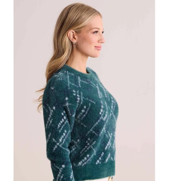 Plaid Pullover Sweater - Picture 3 of 4